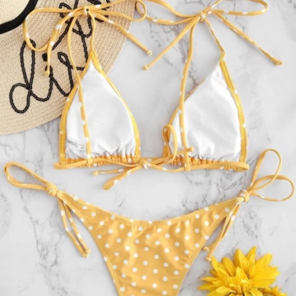 dot pattern bikini set - Picture 3 of 3
